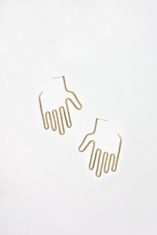 Young Frankk Hand Earrings